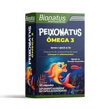 Peixonatus Ômega 3 Infatil Mastigável Cereja 30cap Bionatus