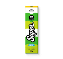 Super 12 Horas Gel Dental 90 Gramas Melao Menta