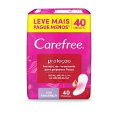 Absorvente Carefree com Fragancia 40 Protetores