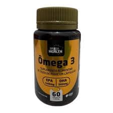 Ômega 3 1000mg Brasil Health (EPA + DHA) com 60 Cápsulas