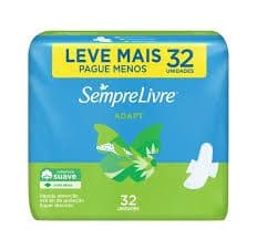 Absorvente S.Livre Adapt Suave com Abas 32 Unidades